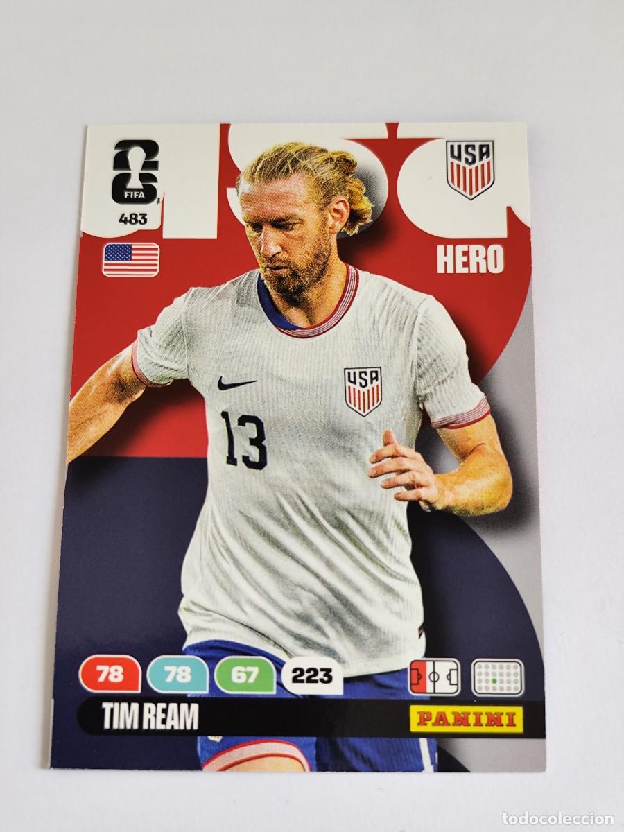 Cromos de F&uacute;tbol: FIFA WORLD CUP 2026 PANINI ADRENALYN XL 483 TIM REAM - HERO USA