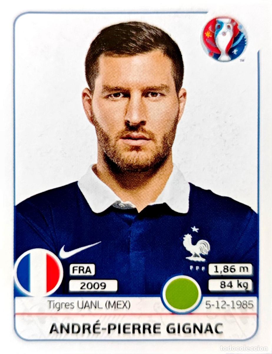 Cromos de F&uacute;tbol: 34x Andre-Pierre Gignac - Francia - EURO - FRANCIA 2016 16 - PANINI STICKERS AMPLIACION