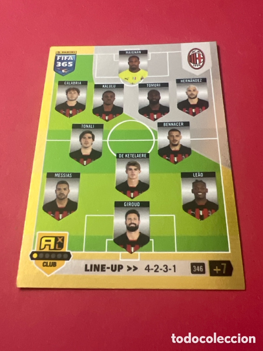 Cromos de F&uacute;tbol: C7374. LINE UP 346 MIL&Aacute;N ADRENALYN 365 2022 2023 22 23