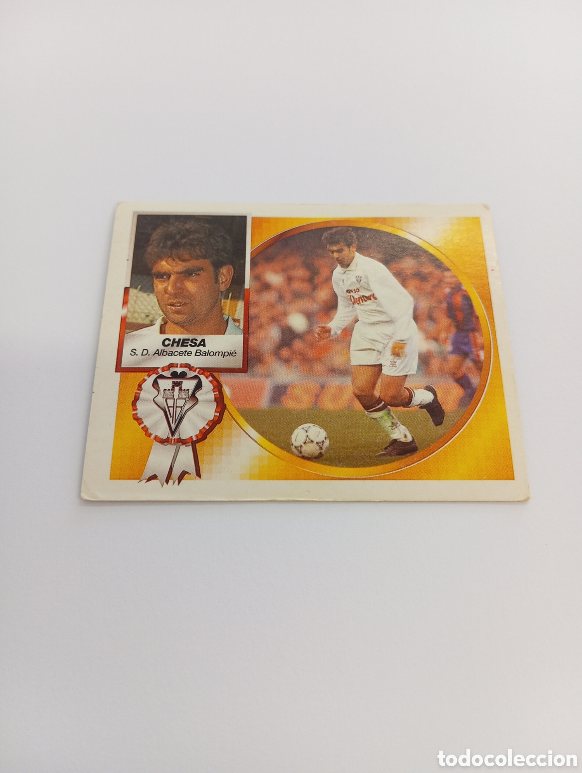 Cromos de F&uacute;tbol: CHESA BAJA Albacete Liga Este 1994 1995 NUEVO SIN PEGAR PANINI 94 95