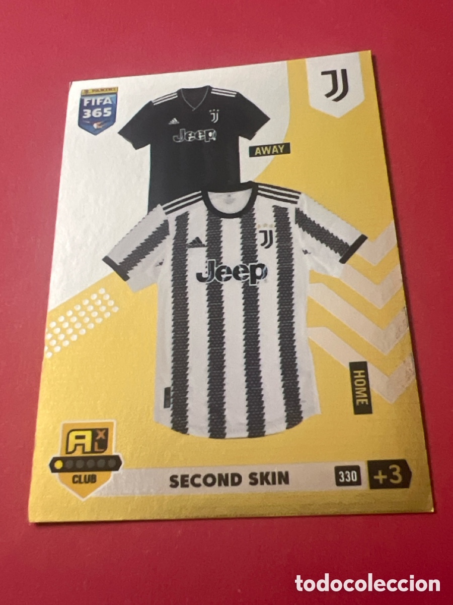 Cromos de F&uacute;tbol: C7386. SECOND SKIN 330 JUVENTUS ADRENALYN A365 FIFA 2023 PANINI A 365 CROMO FUTBOL