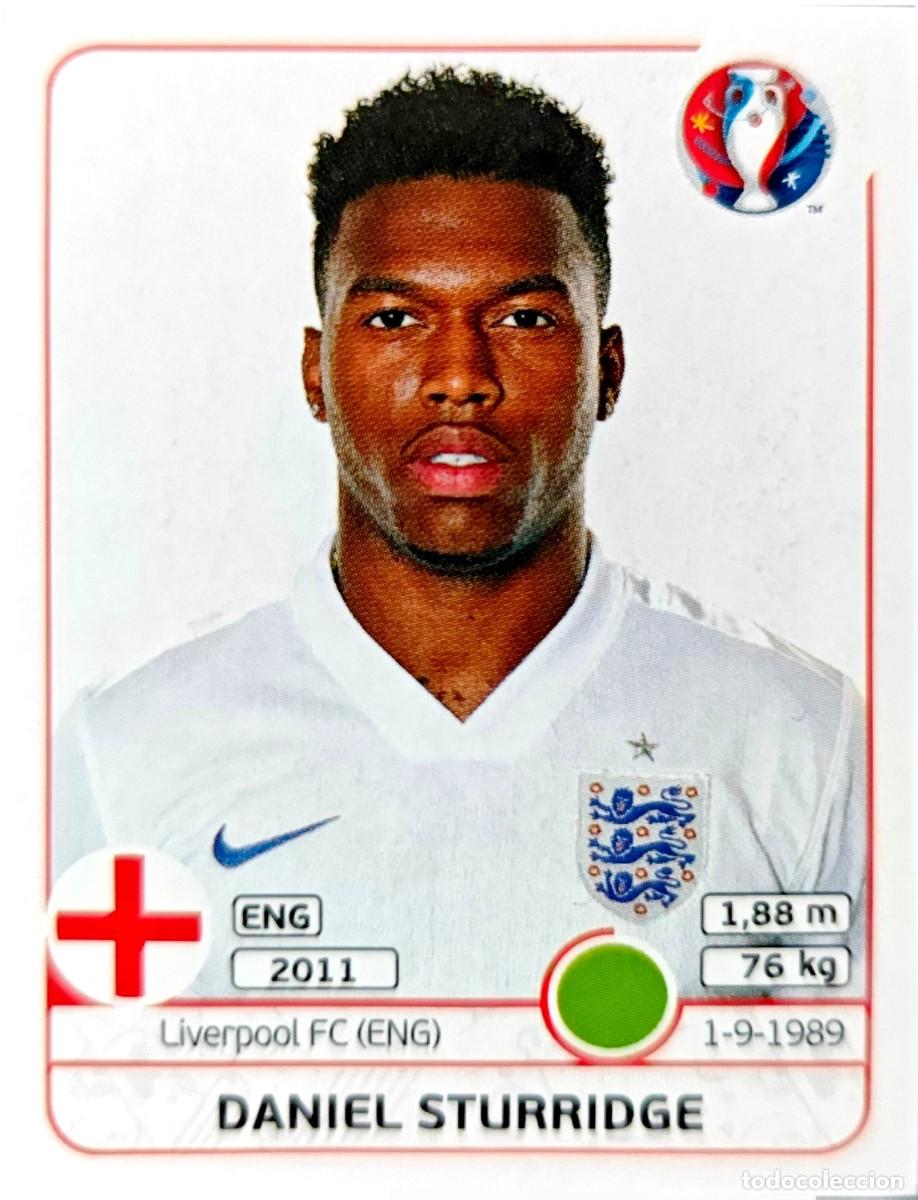 Cromos de F&uacute;tbol: 143x Daniel Sturridge - Inglaterra - EURO - FRANCIA 2016 16 - PANINI STICKERS AMPLIACION