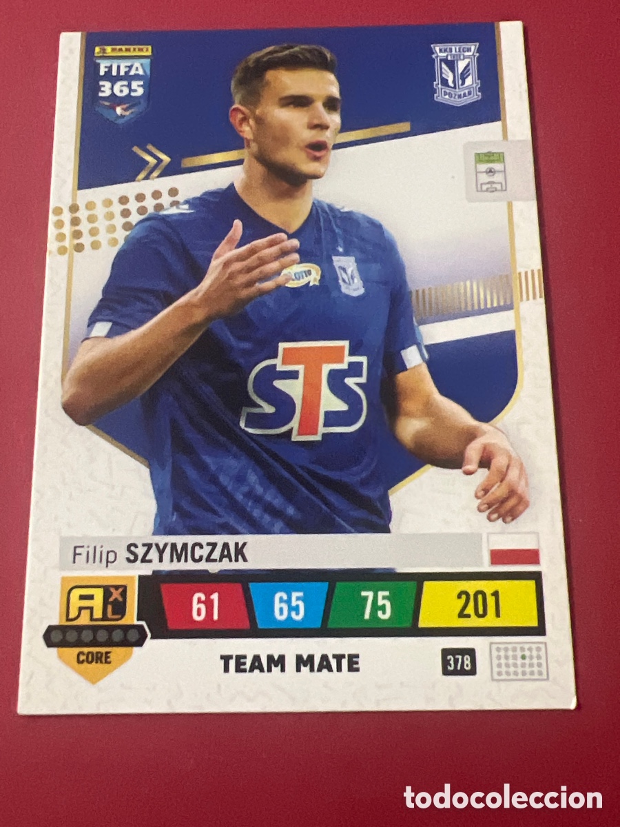 Cromos de F&uacute;tbol: C7399. FIFA 365 ADRENALYN 2022 2023 22 23 ALBUM PANINI LIGA N 378 KKS LECH POZNAN FILIP SZYMCZAK