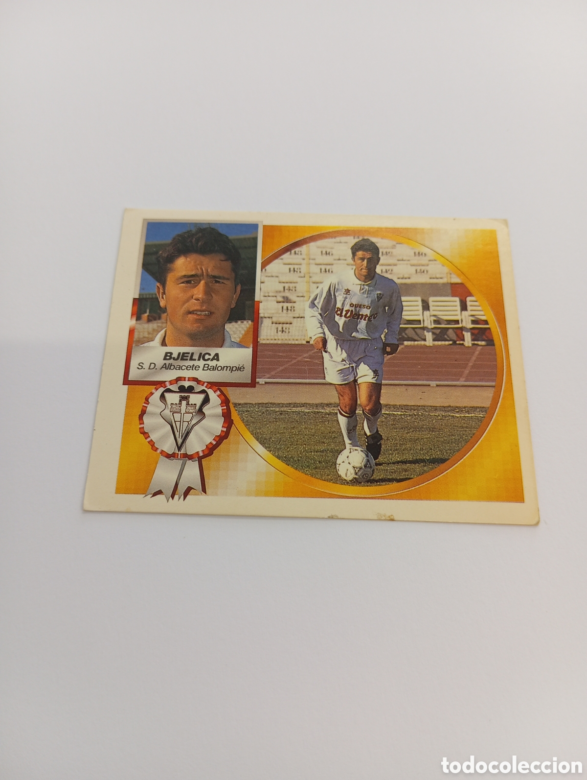 Cromos de F&uacute;tbol: BJELICA COLOCA Albacete Liga Este 1994 1995 NUEVO SIN PEGAR PANINI 94 95