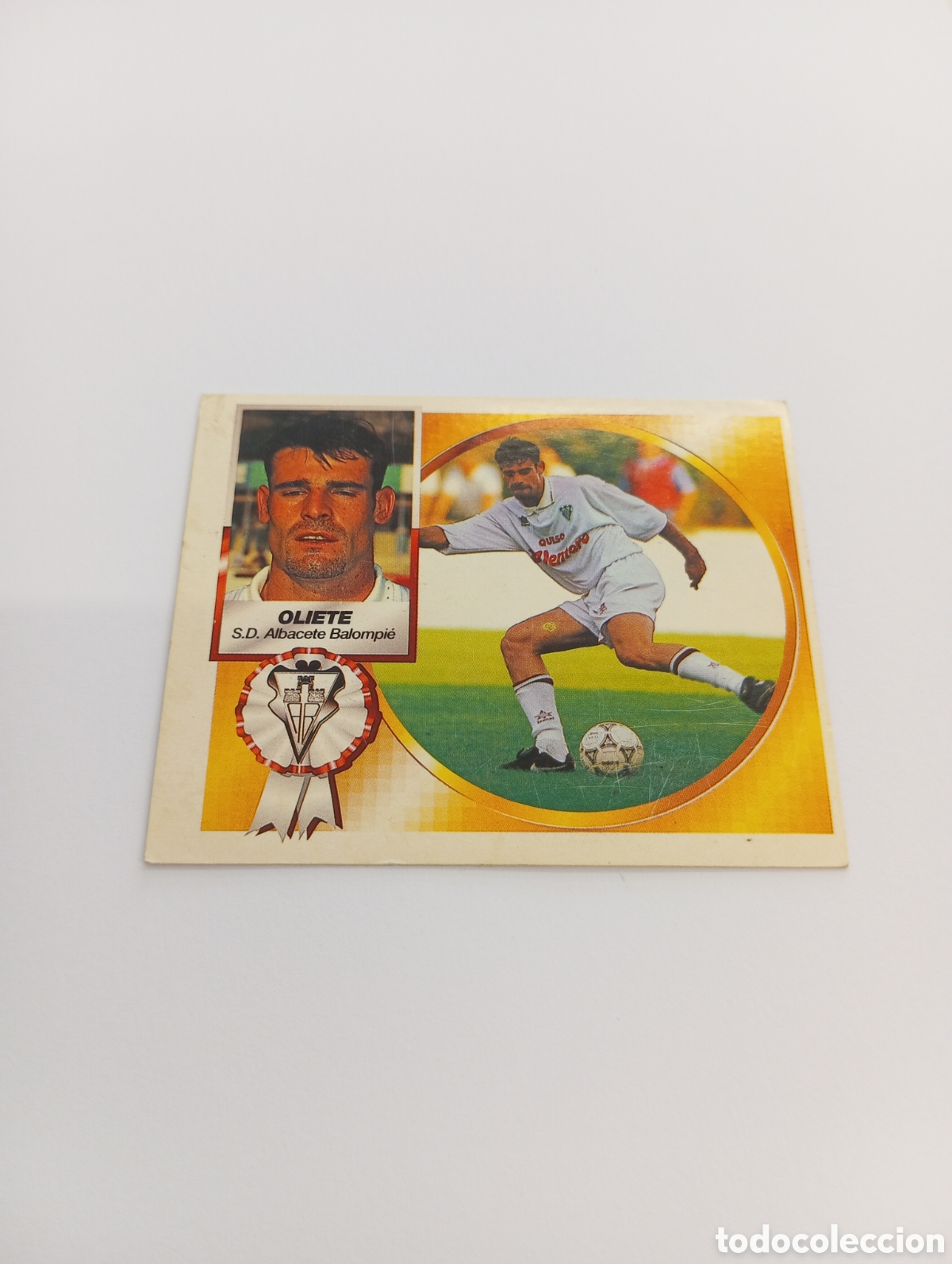 Cromos de F&uacute;tbol: OLIETE COLOCA Albacete Liga Este 1994 1995 NUEVO SIN PEGAR PANINI 94 95