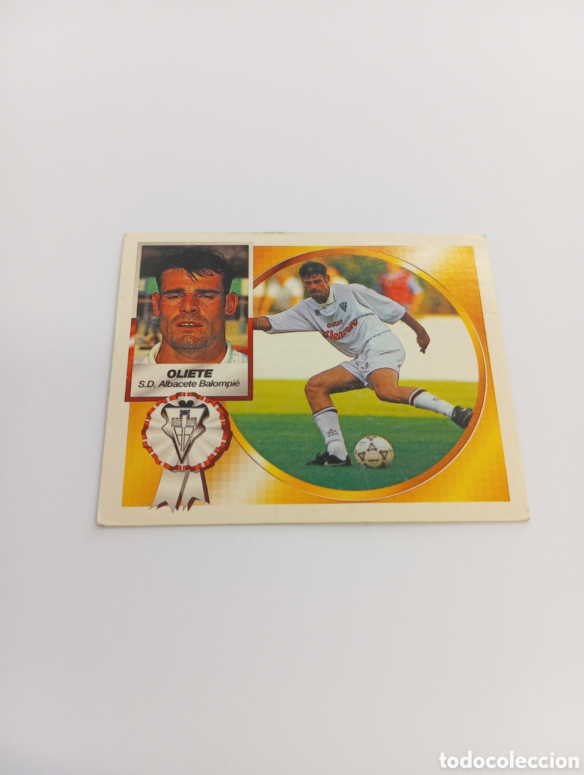 Cromos de F&uacute;tbol: OLIETE COLOCA Albacete Liga Este 1994 1995 NUEVO SIN PEGAR PANINI 94 95