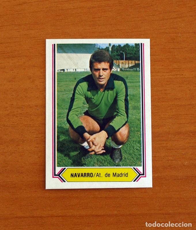 Cromos de F&uacute;tbol: Atletico de Madrid - Navarro - Ediciones Este Liga 1980-1981, 80-81 - Cromo Nunca pegado