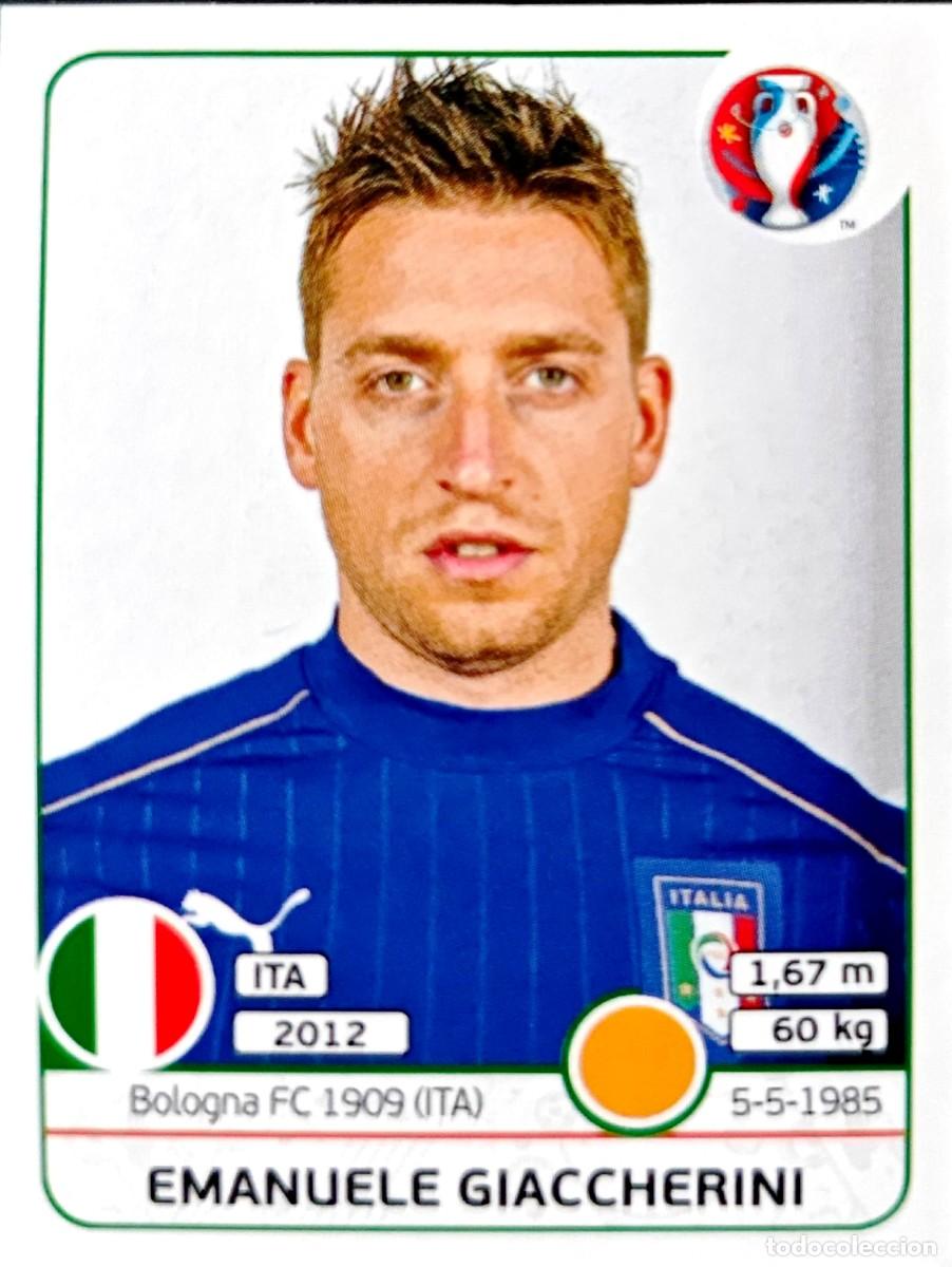 Cromos de F&uacute;tbol: 506x Emanuele Giaccherini - Italia - EURO - FRANCIA 2016 16 - PANINI STICKERS AMPLIACION
