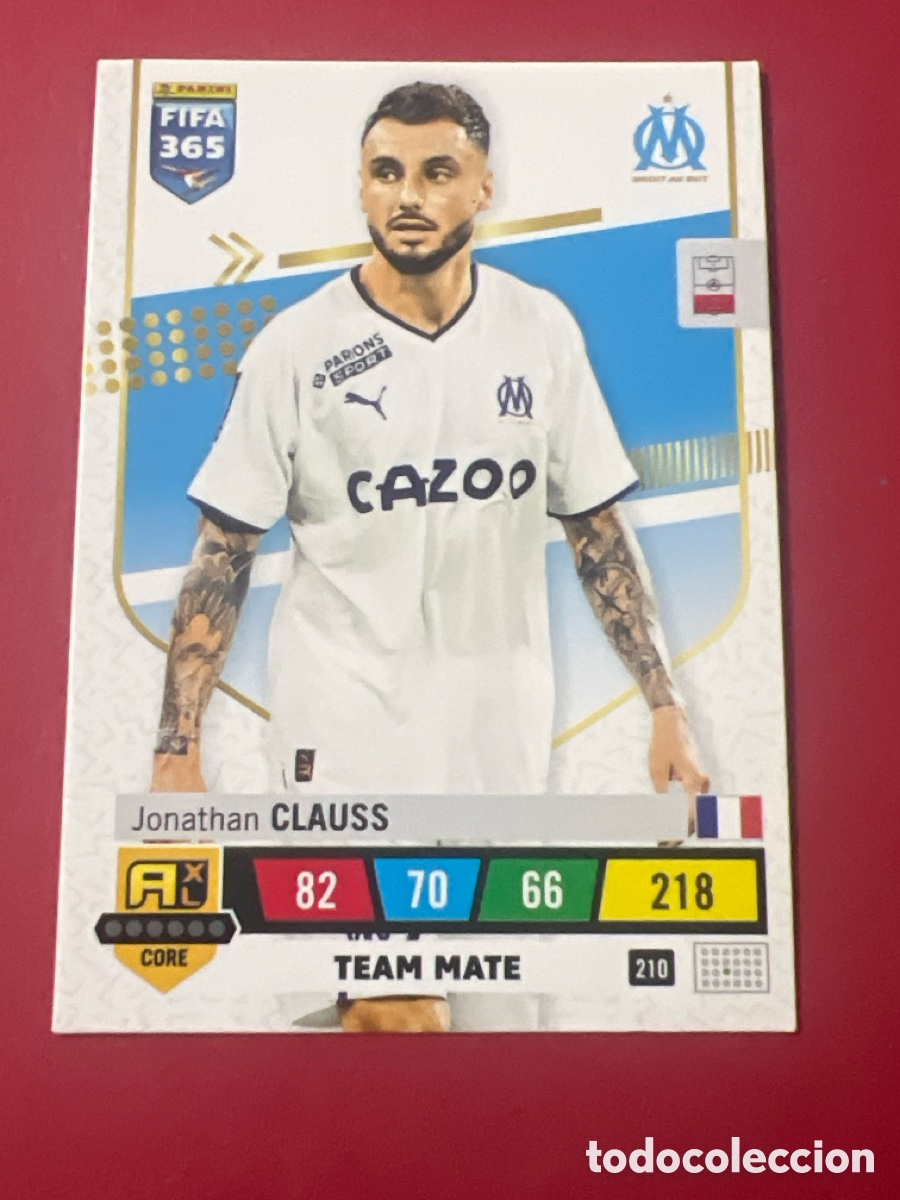 Cromos de F&uacute;tbol: C7470. Clauss Marsella Fifa 365 # 210
