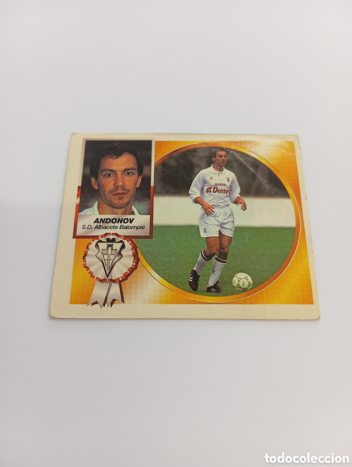 Cromos de F&uacute;tbol: ANDONOV COLOCA Albacete Liga Este 1994 1995 NUEVO SIN PEGAR PANINI 94 95