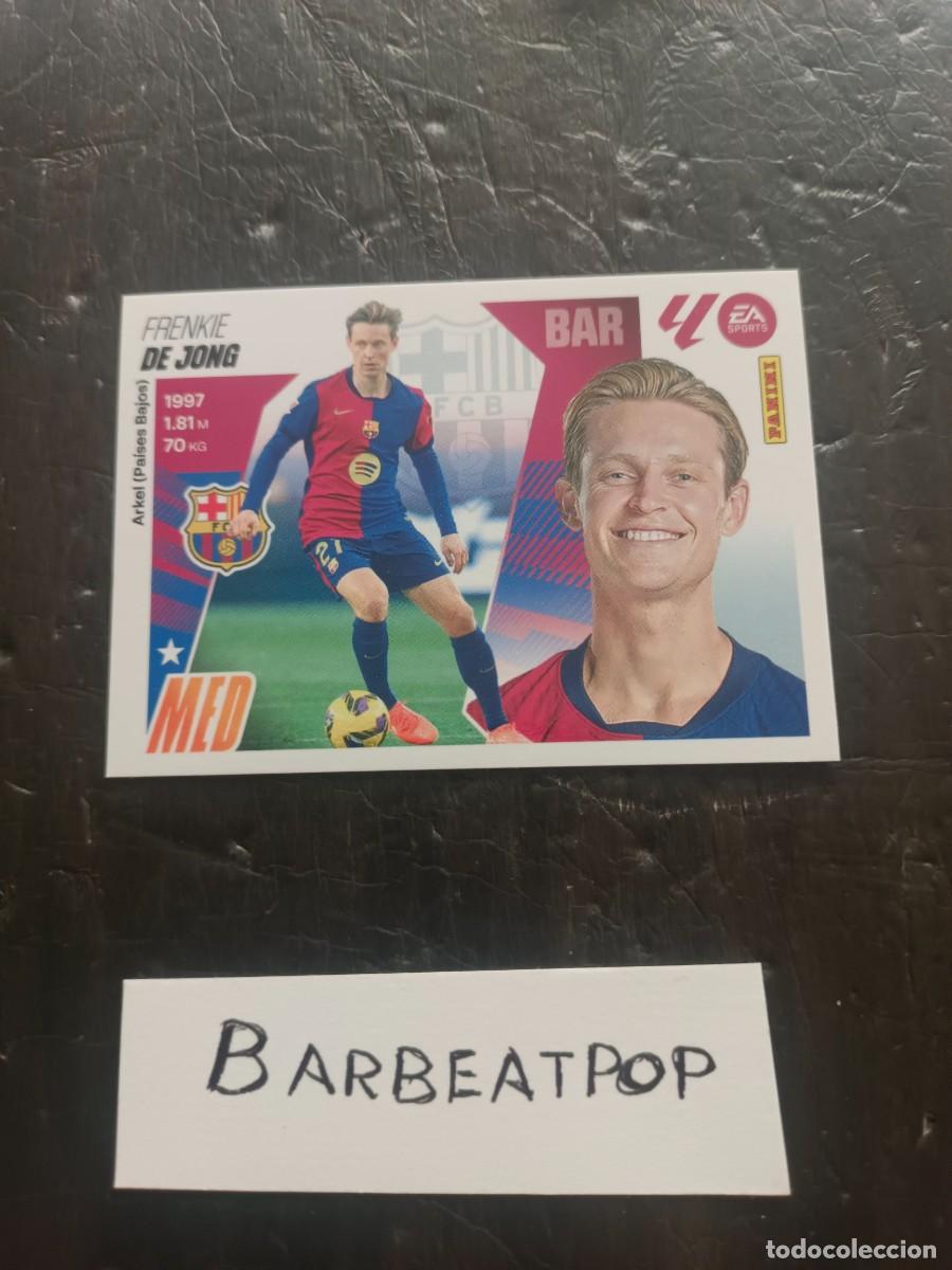 Cromos de F&uacute;tbol: CROMO LIGA ESTE PANINI 2025 2026 FUTBOL CLUB BARCELONA DE JONG