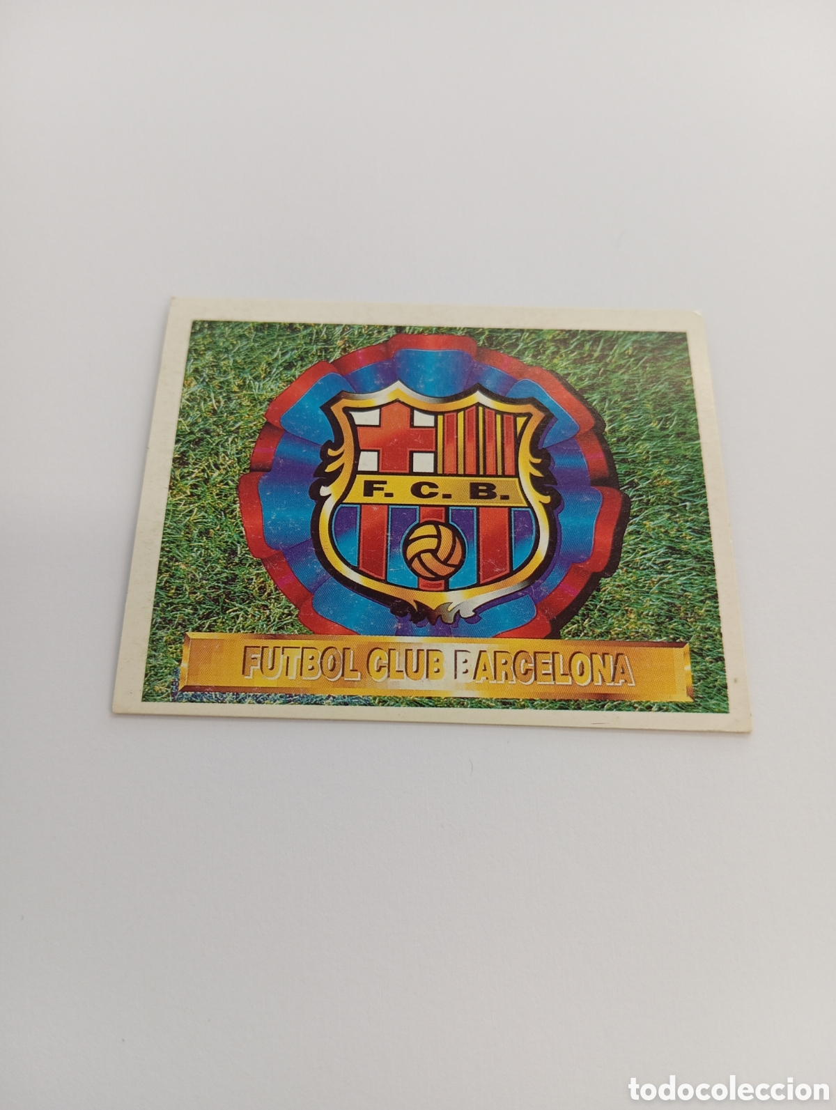 Cromos de F&uacute;tbol: ESCUDO Barcelona Liga Este 1994 1995 NUEVO SIN PEGAR PANINI 94 95