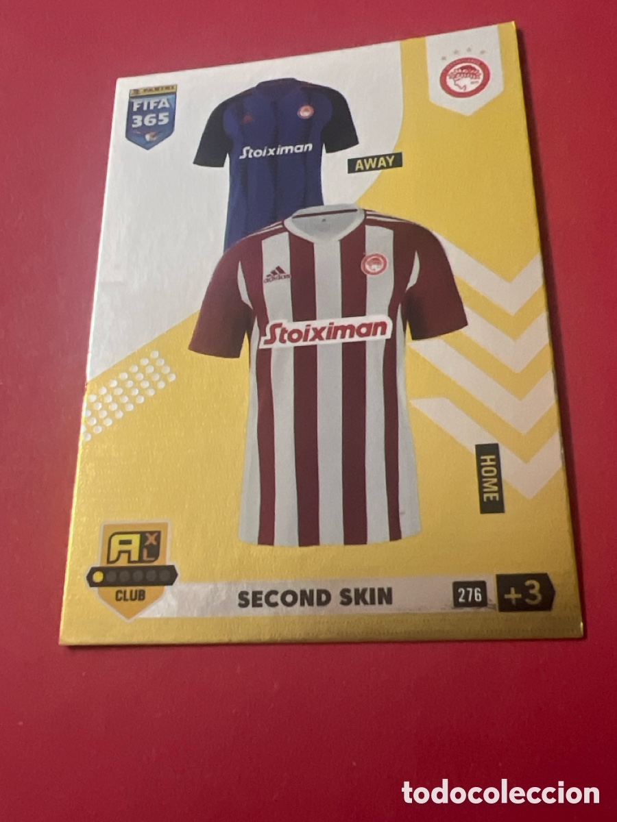 Figurine di Calcio: E761. Adrenalyn XL 365 22 23 2022 2023 - Second Skin 276 Olimpiakos