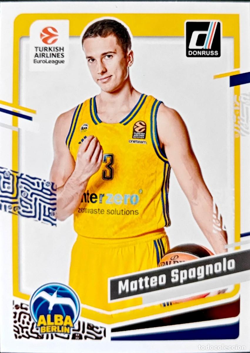 Figurine di Calcio: 20 Matteo Spagnolo - Alba Berlin - Euroliga Baloncesto - PANINI Donruss FIFA 2023 2024 23 24