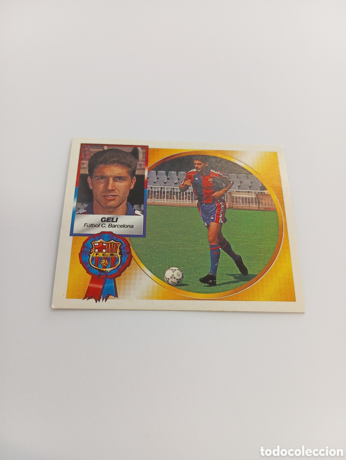 Figurine di Calcio: GELI BAJA Barcelona Liga Este 1994 1995 NUEVO SIN PEGAR PANINI 94 95