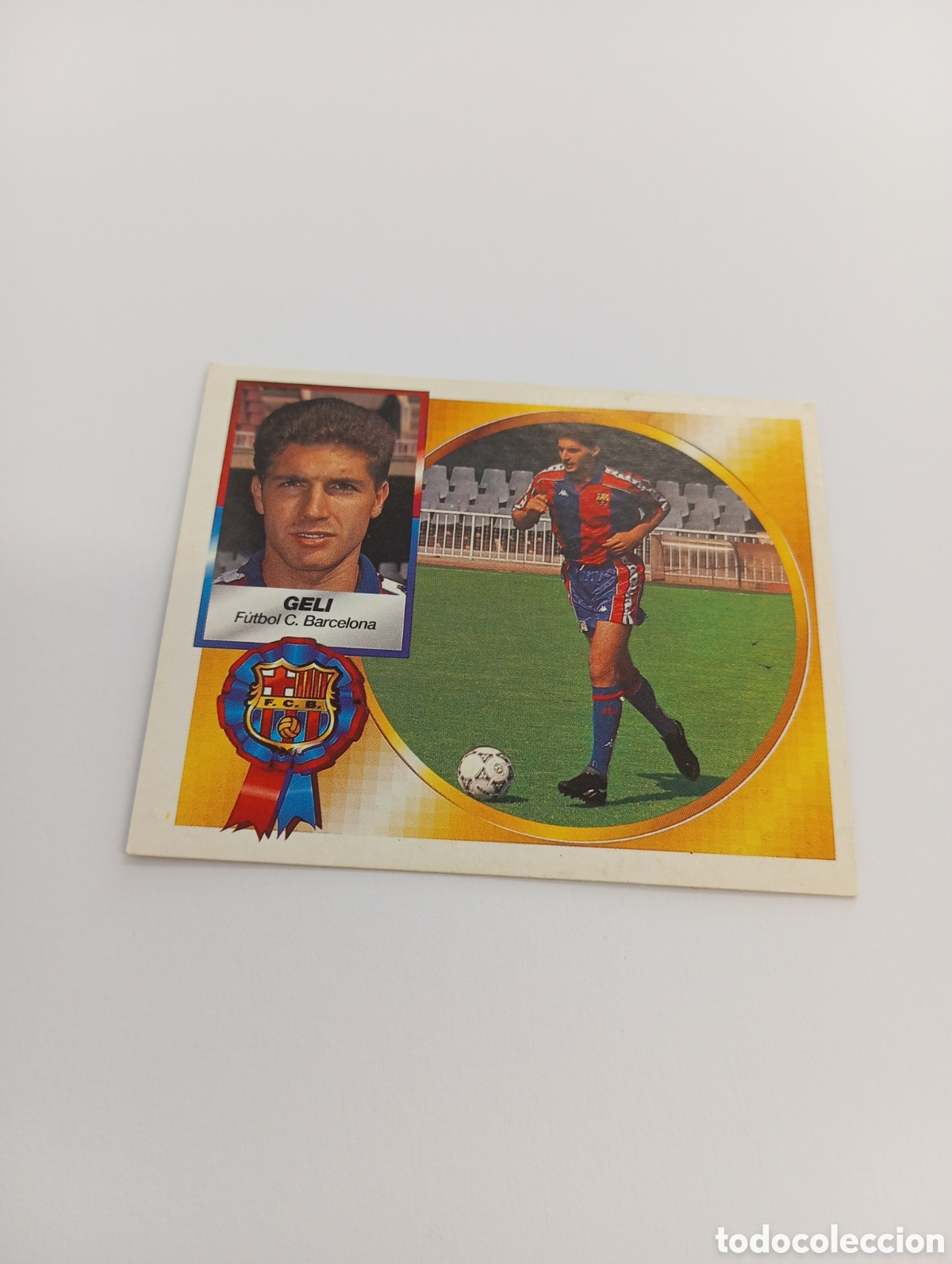 Figurine di Calcio: GELI BAJA Barcelona Liga Este 1994 1995 NUEVO SIN PEGAR PANINI 94 95