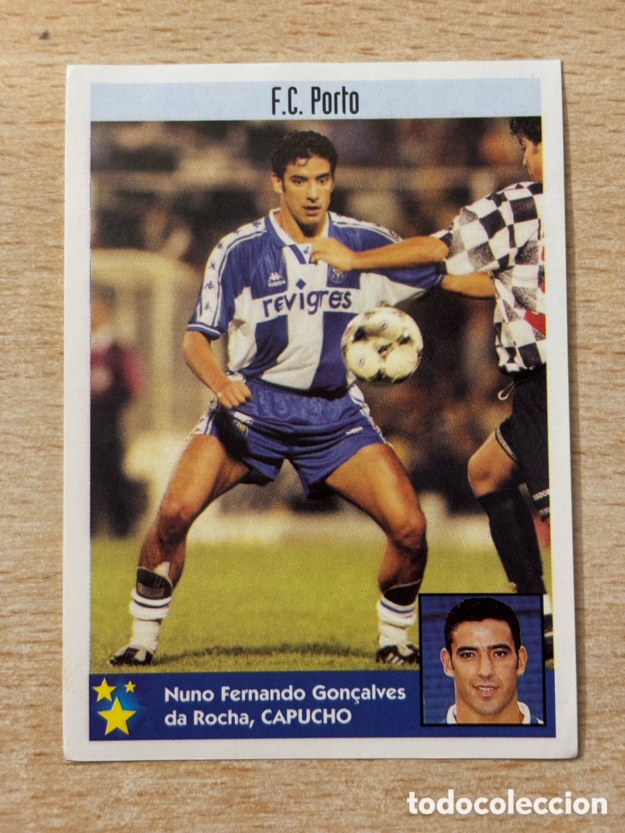 Figurine di Calcio: # 188 Capucho FC Porto Portugal Mejores Equipos de Europa 97-98 Panini