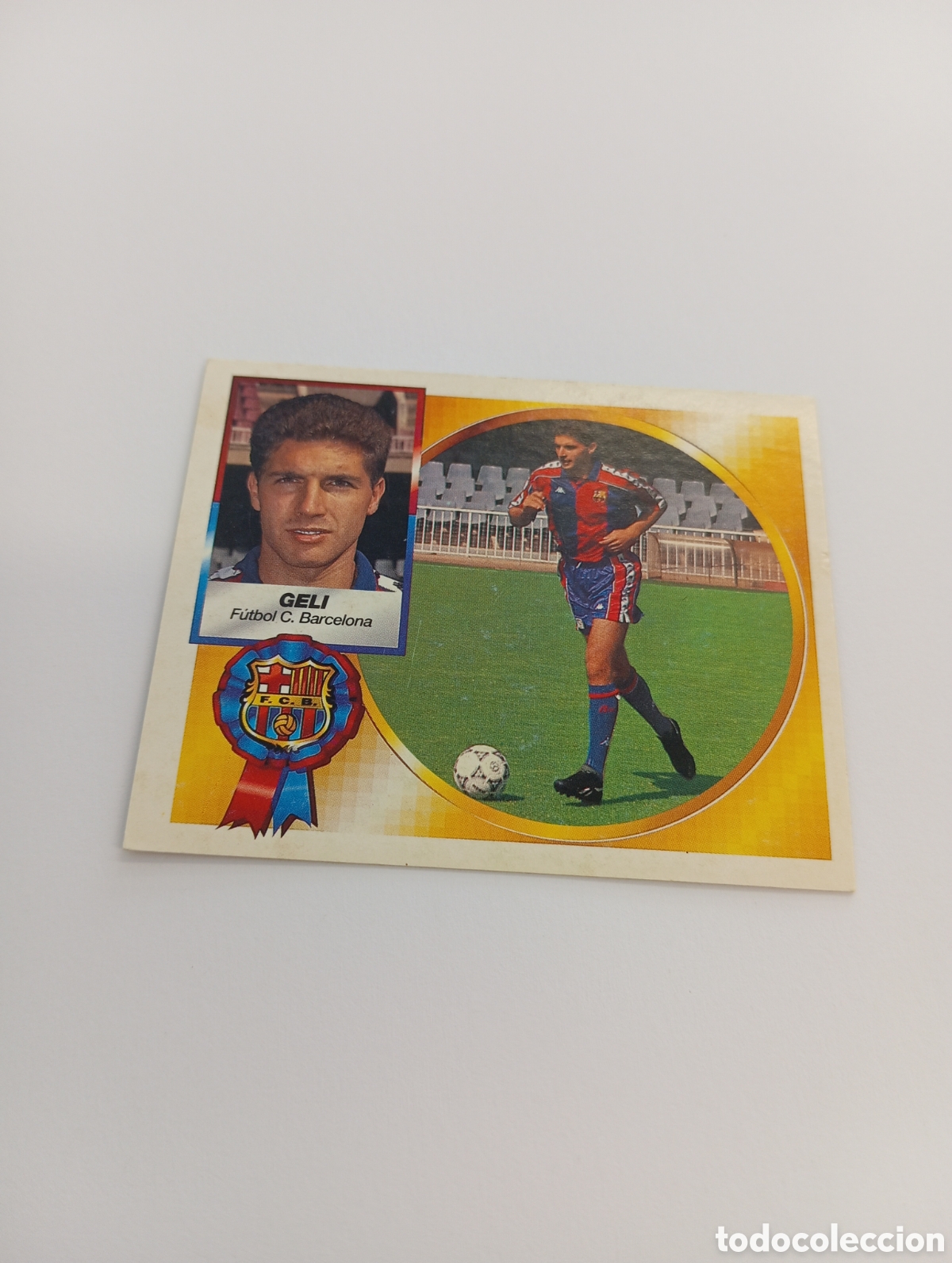 Cromos de F&uacute;tbol: GELI BAJA Barcelona Liga Este 1994 1995 NUEVO SIN PEGAR PANINI 94 95