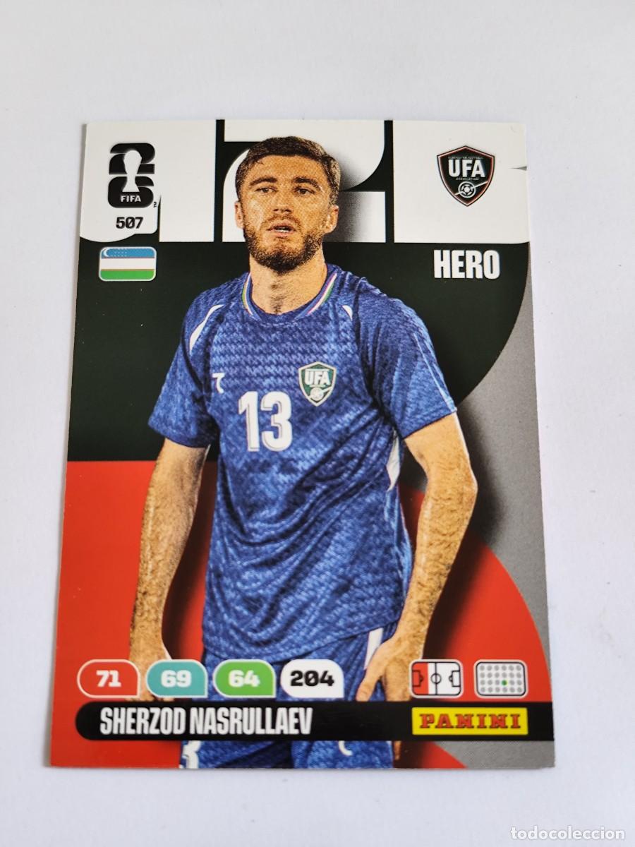 Cromos de F&uacute;tbol: FIFA WORLD CUP 2026 PANINI ADRENALYN XL 507 SHERZOD NASRULLAEV - HERO UZBEKIST&Aacute;N