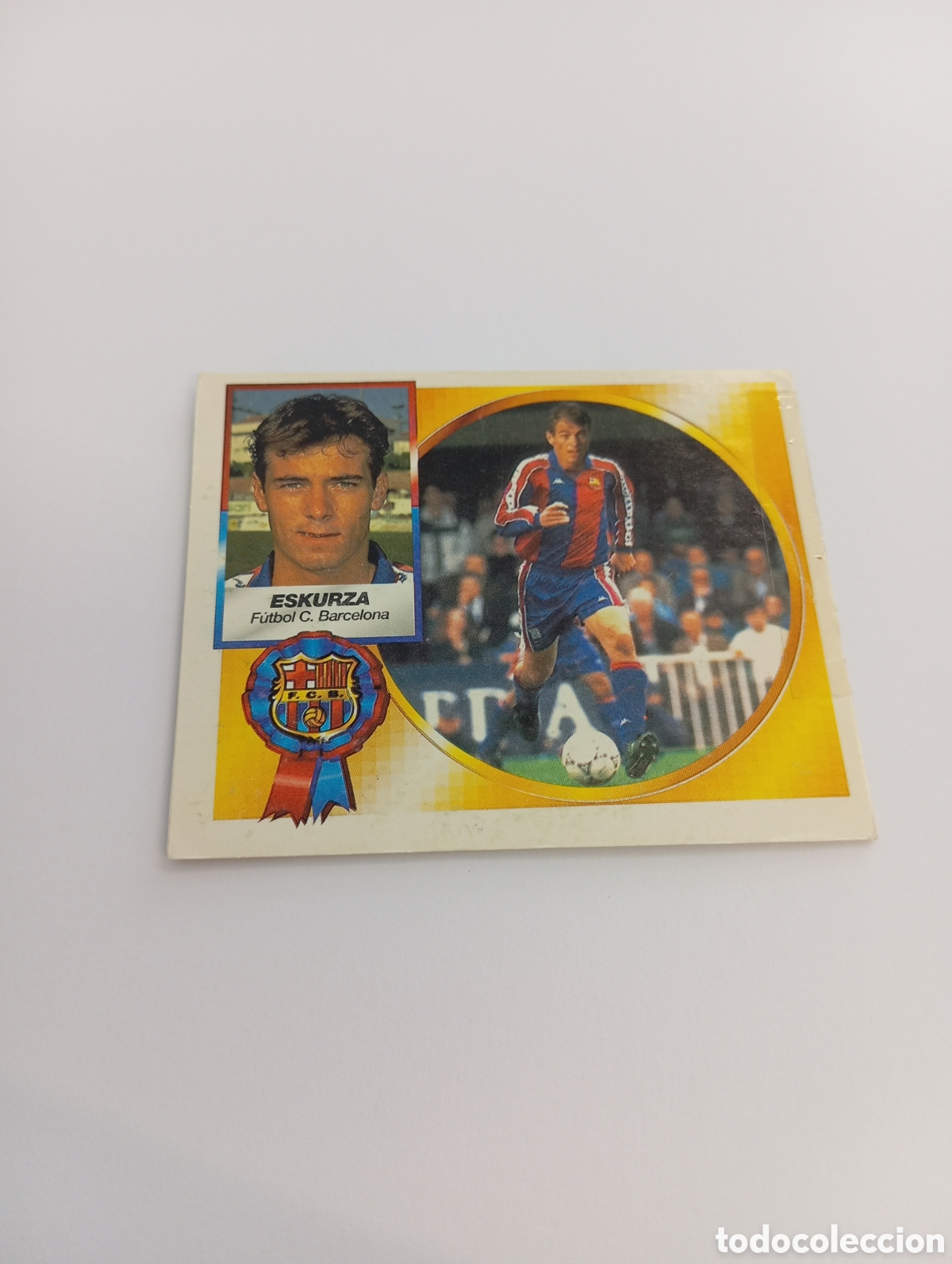 Cromos de F&uacute;tbol: ESKURZA COLOCA Barcelona Liga Este 1994 1995 NUEVO SIN PEGAR PANINI 94 95