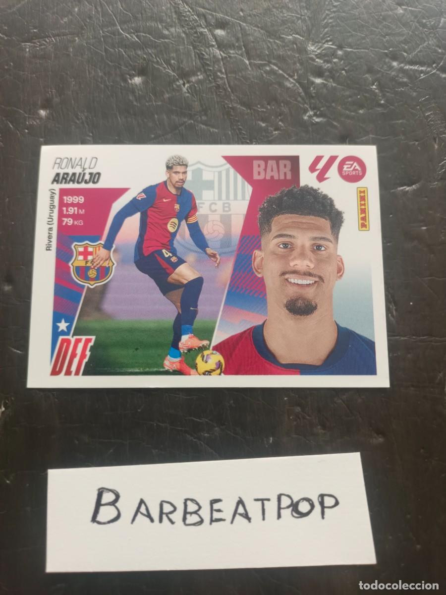 Cromos de F&uacute;tbol: CROMO LIGA ESTE PANINI 2025 2026 FUTBOL CLUB BARCELONA ARA&Uacute;JO