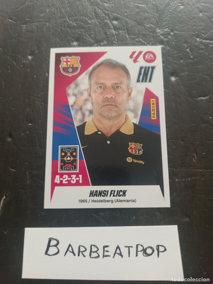 Cromos de F&uacute;tbol: CROMO LIGA ESTE PANINI 2025 2026 FUTBOL CLUB BARCELONA HANSI FLICK