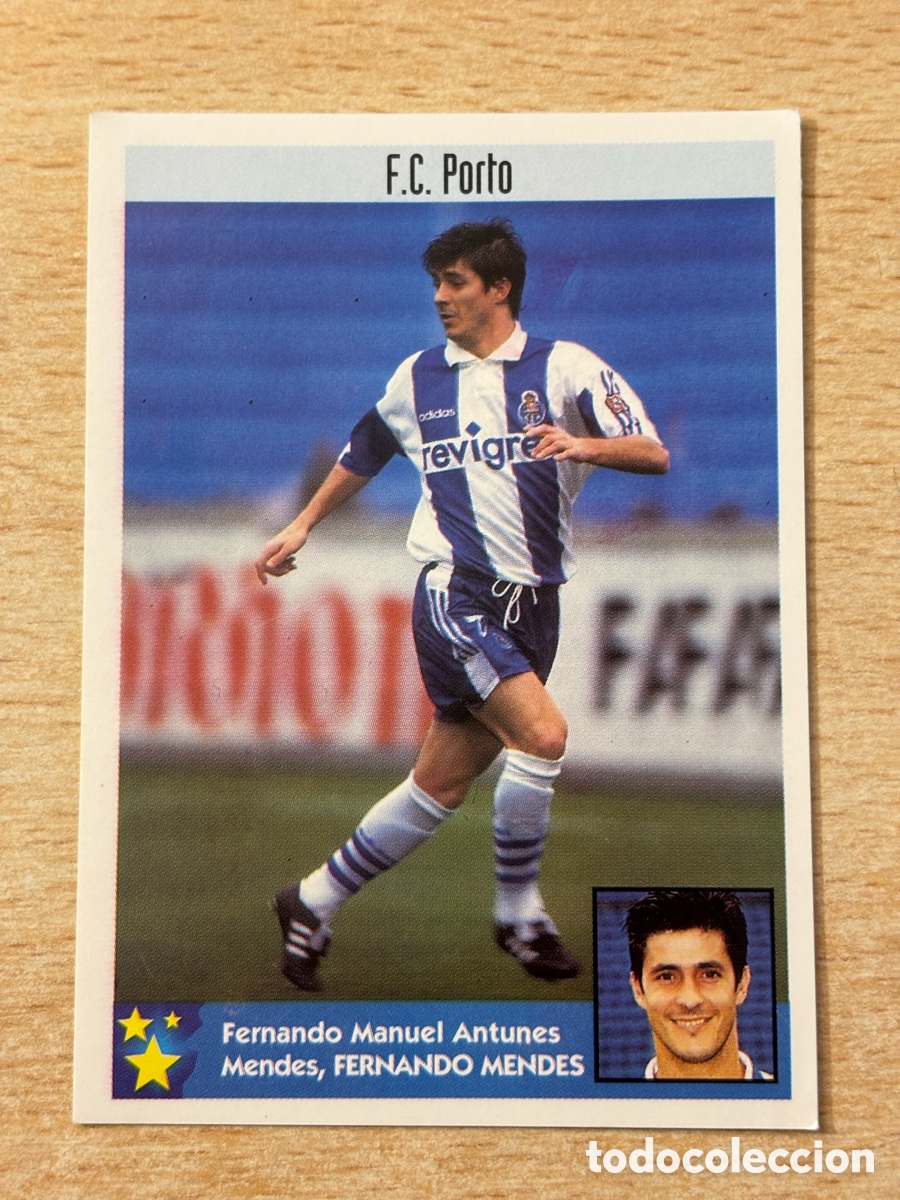 Cromos de F&uacute;tbol: # 184 Fernando Mendes Portugal Mejores Equipos de Europa 97-98 Panini