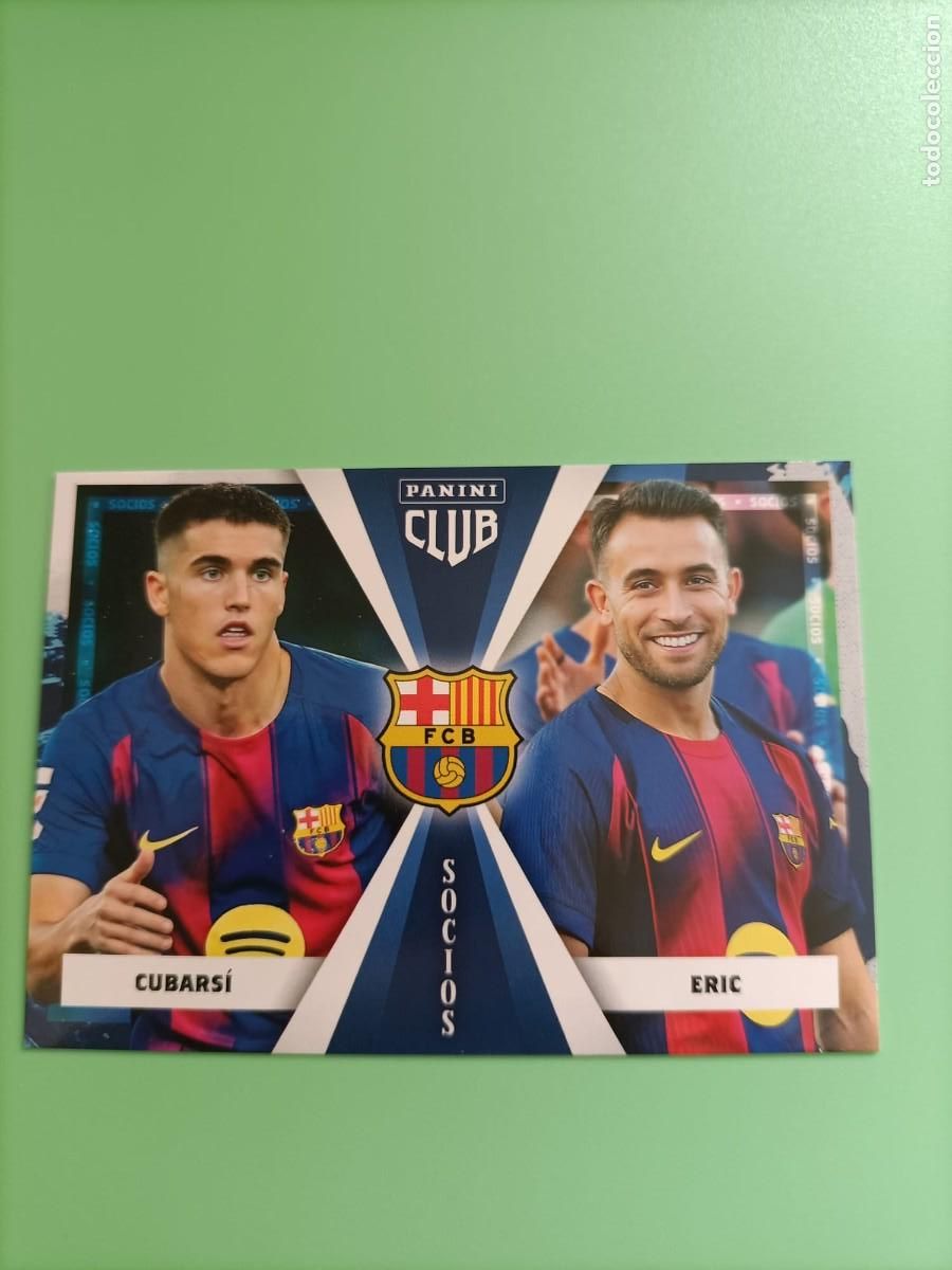 Fu&szlig;ball-Sticker: CROMO PANINI CLUB BARCELONA CUBARS&Iacute; SOCIOS ERIC 46 25 26 2025 2026