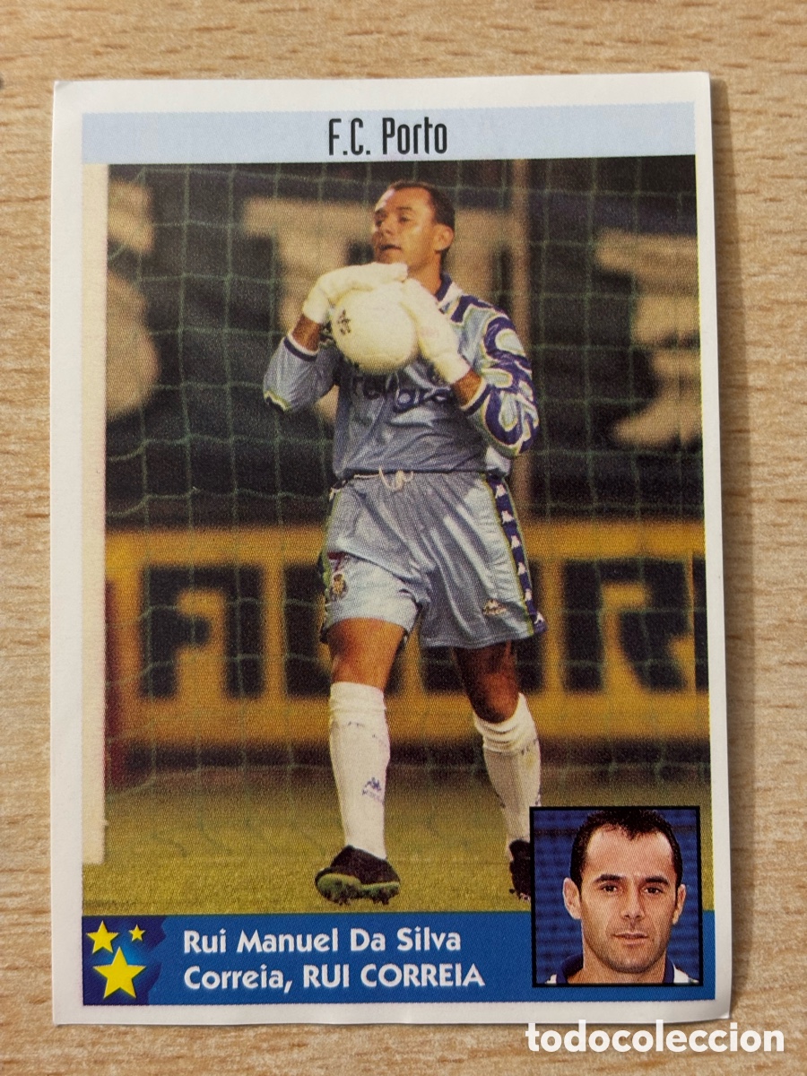 Fu&szlig;ball-Sticker: # 181 Rui Correia FC Porto Portugal Mejores Equipos de Europa 97-98 Panini