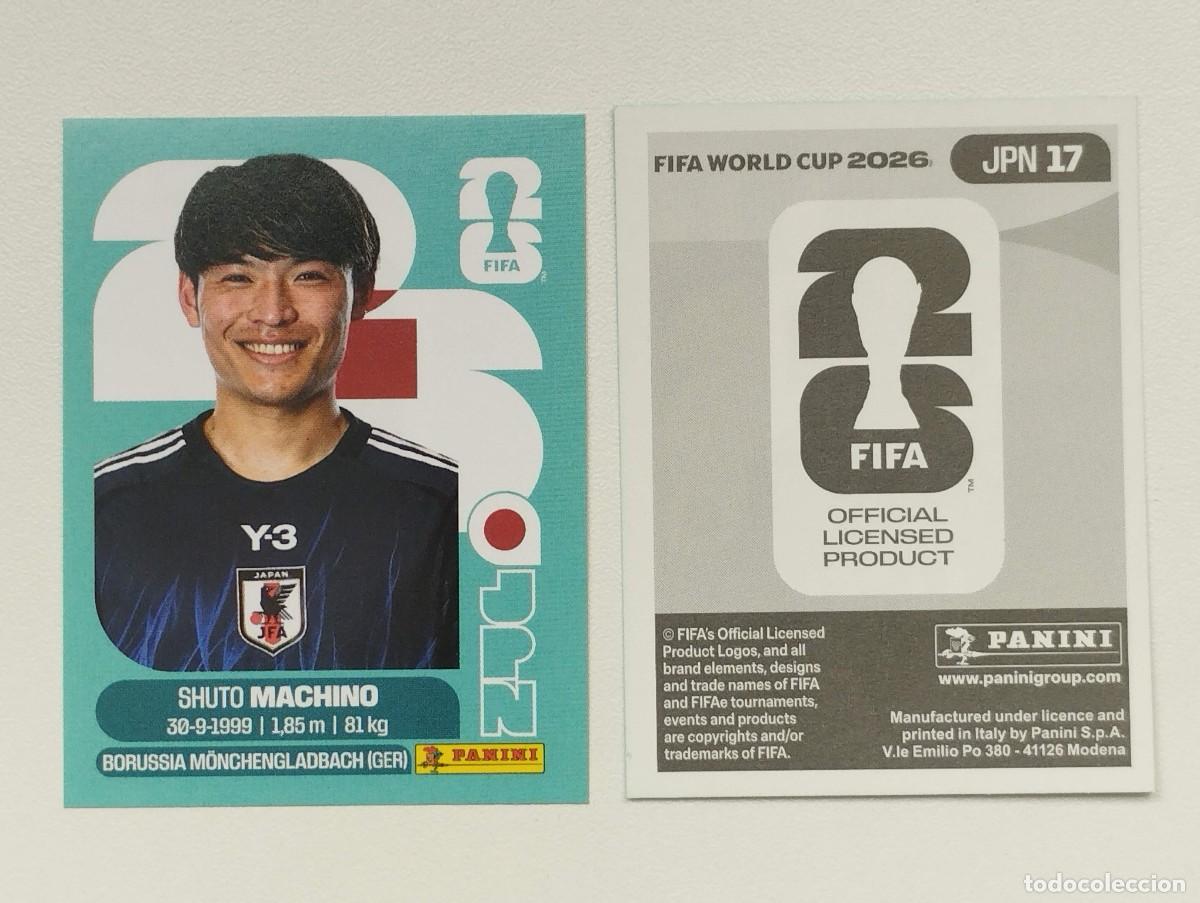 Fu&szlig;ball-Sticker: CROMO STICKER WORLD CUP 2026 MUNDIAL 26 PANINI JAPON JPN17 JPN 17 MACHINO