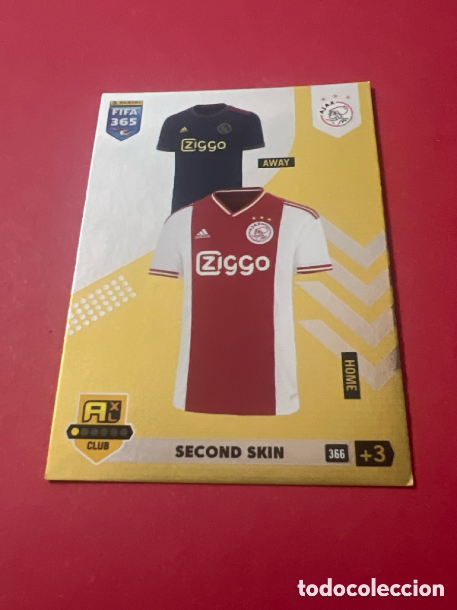 Cartes &agrave; collectionner de Football: E870. CROMO CARD EQUIPACI&Oacute;N AJAX AMSTERDAM 366 SECOND SKIN FIFA 365 22 23 2022 2023 ADRENALYN
