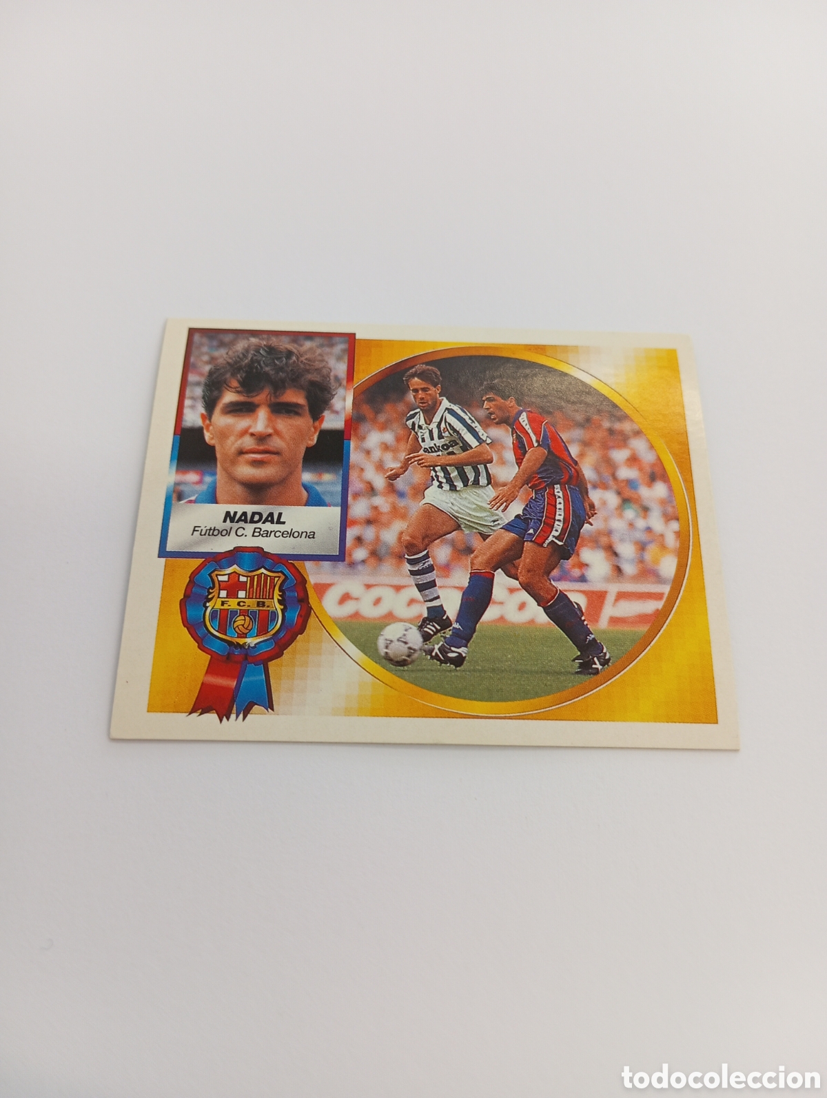 Figurine di Calcio: NADAL Barcelona Liga Este 1994 1995 NUEVO SIN PEGAR PANINI 94 95