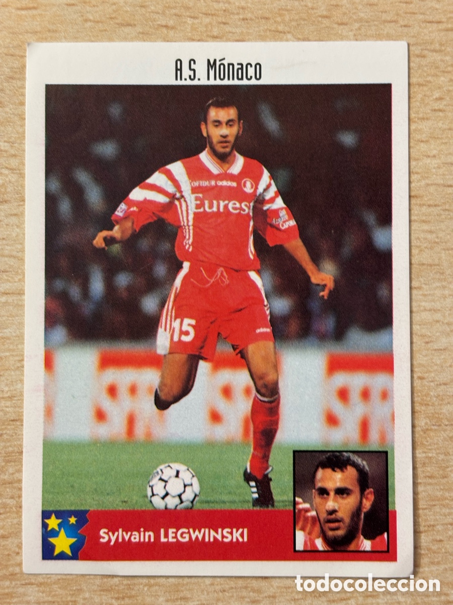 Cromos de F&uacute;tbol: # 176 Legwinski Francia AS M&oacute;naco Mejores Equipos de Europa 97-98 Panini