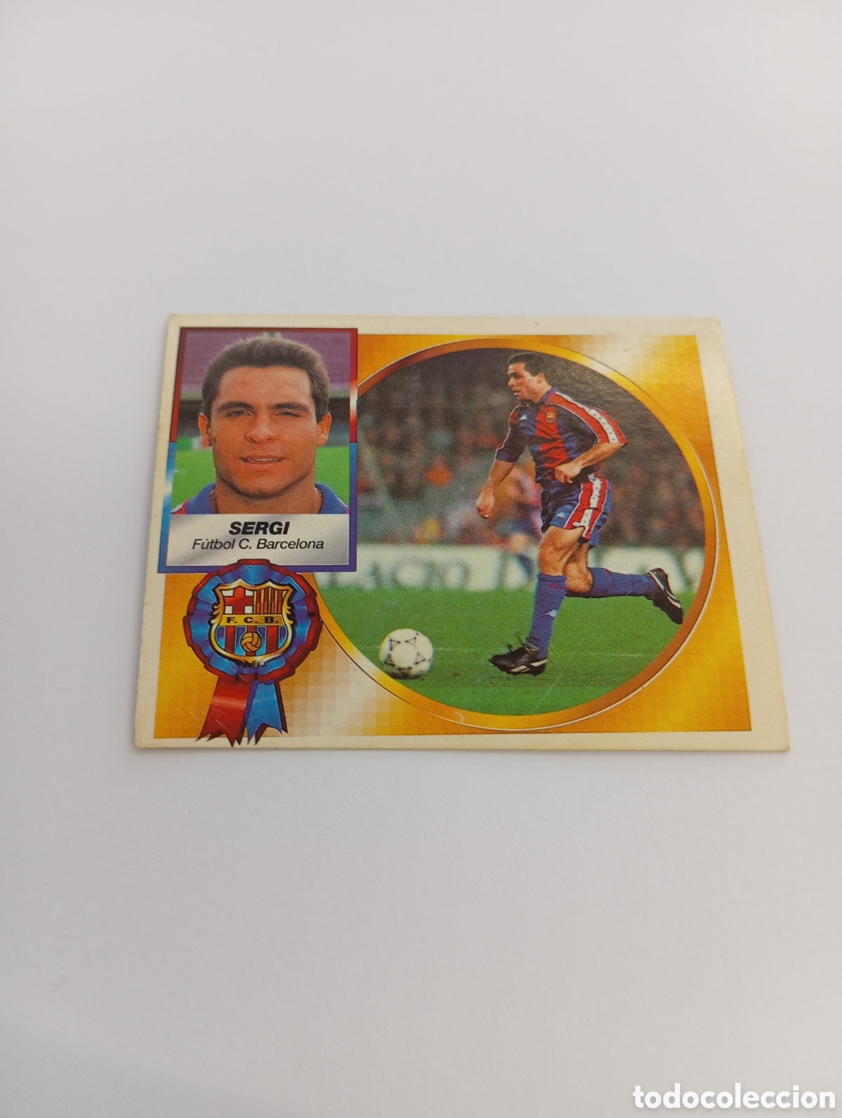 Cromos de F&uacute;tbol: SERGI Barcelona Liga Este 1994 1995 NUEVO SIN PEGAR PANINI 94 95