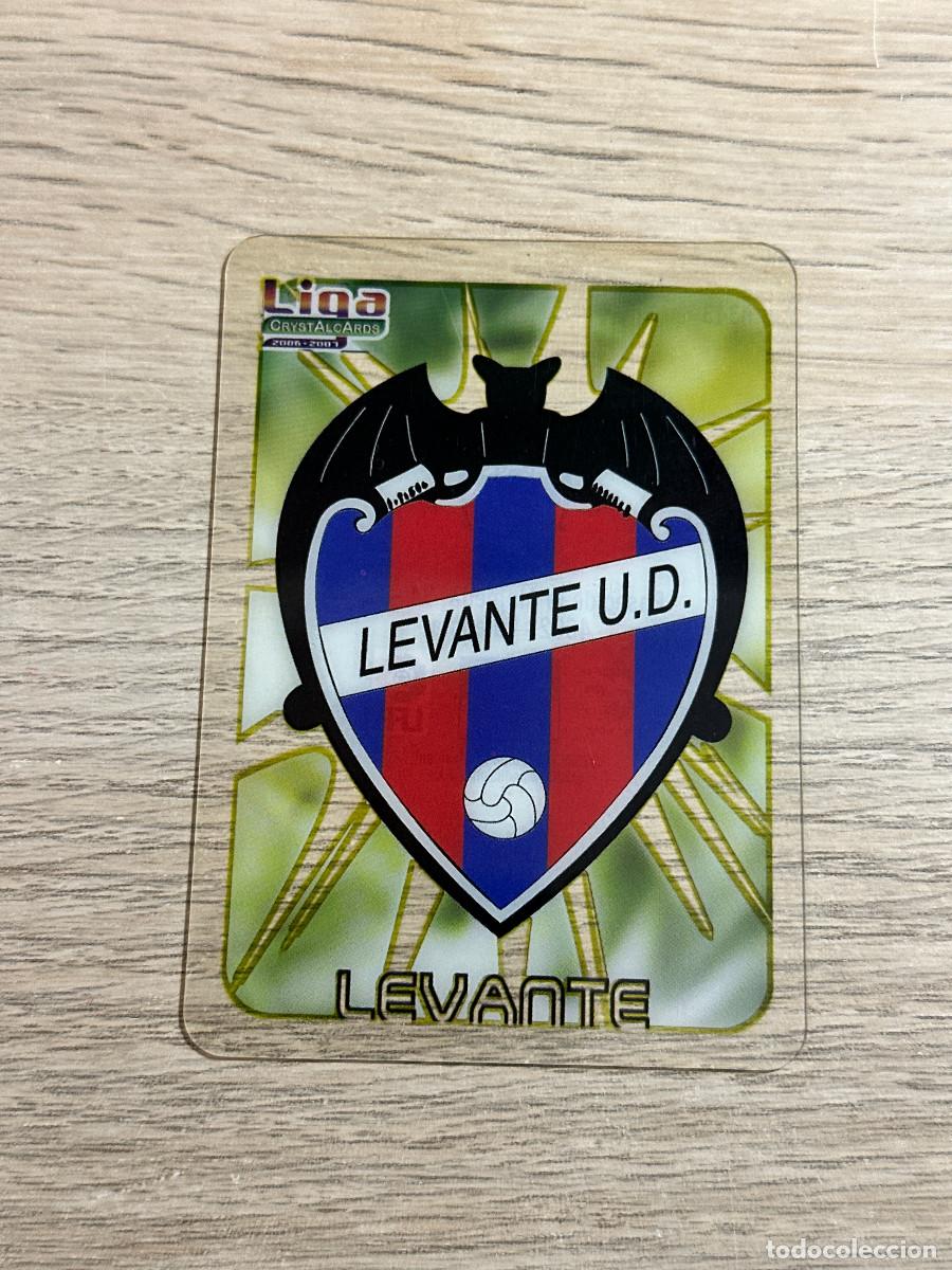 Cromos de f&uacute;tbol: ESCUDO n&ordm; 343 LEVANTE CRYSTALCARDS LIGA 2006 2007 MUNDICROMO 06 07