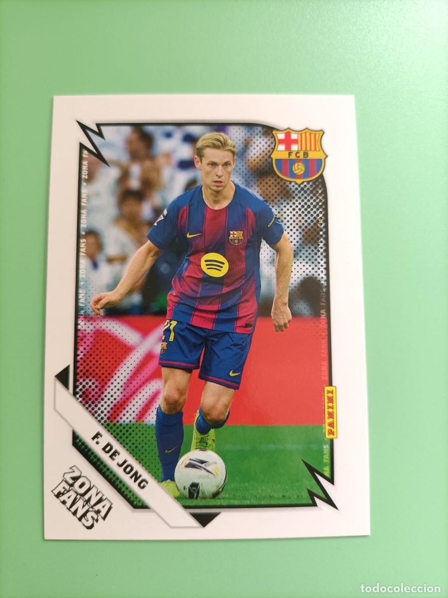 Cromos de F&uacute;tbol: CROMO PANINI CLUB BARCELONA F.DE JONG 37 25 26 2025 2026