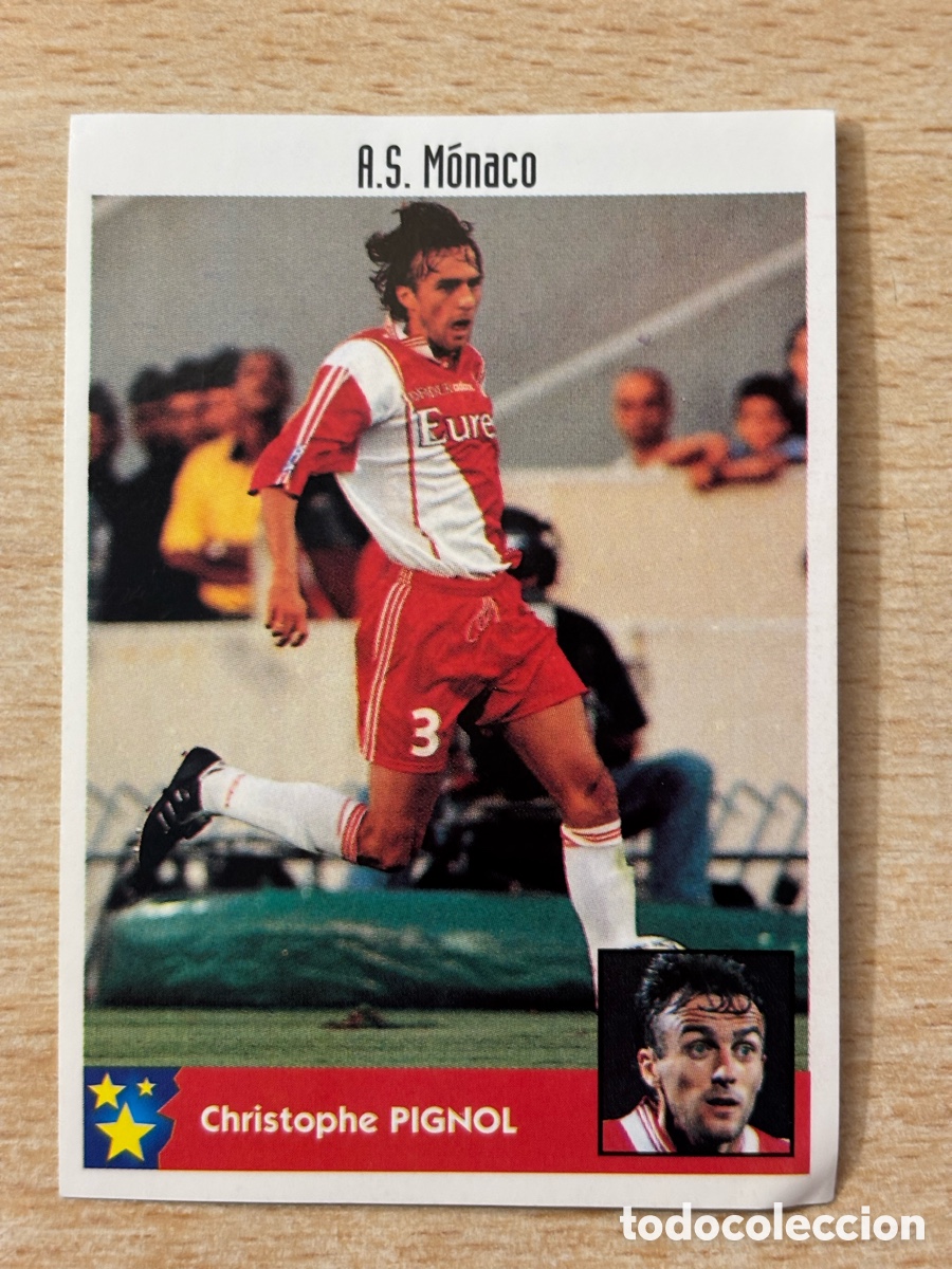 Cromos de F&uacute;tbol: # 173 Pignol Francia AS M&oacute;naco Mejores Equipos de Europa 97-98 Panini