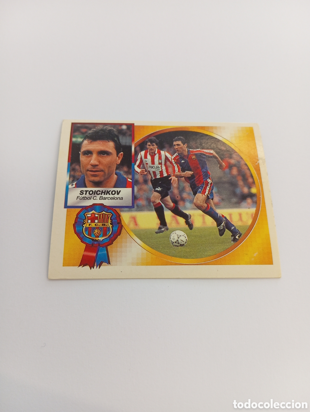 Cromos de F&uacute;tbol: STOICHKOV Barcelona Liga Este 1994 1995 NUEVO SIN PEGAR PANINI 94 95