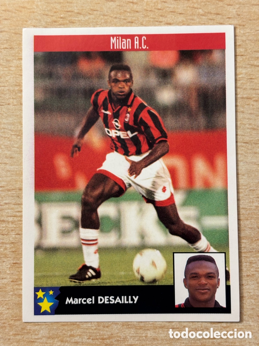 Cromos de F&uacute;tbol: # 164 Desailly Francia AC Milan Italia Mejores Equipos de Europa 97-98 Panini