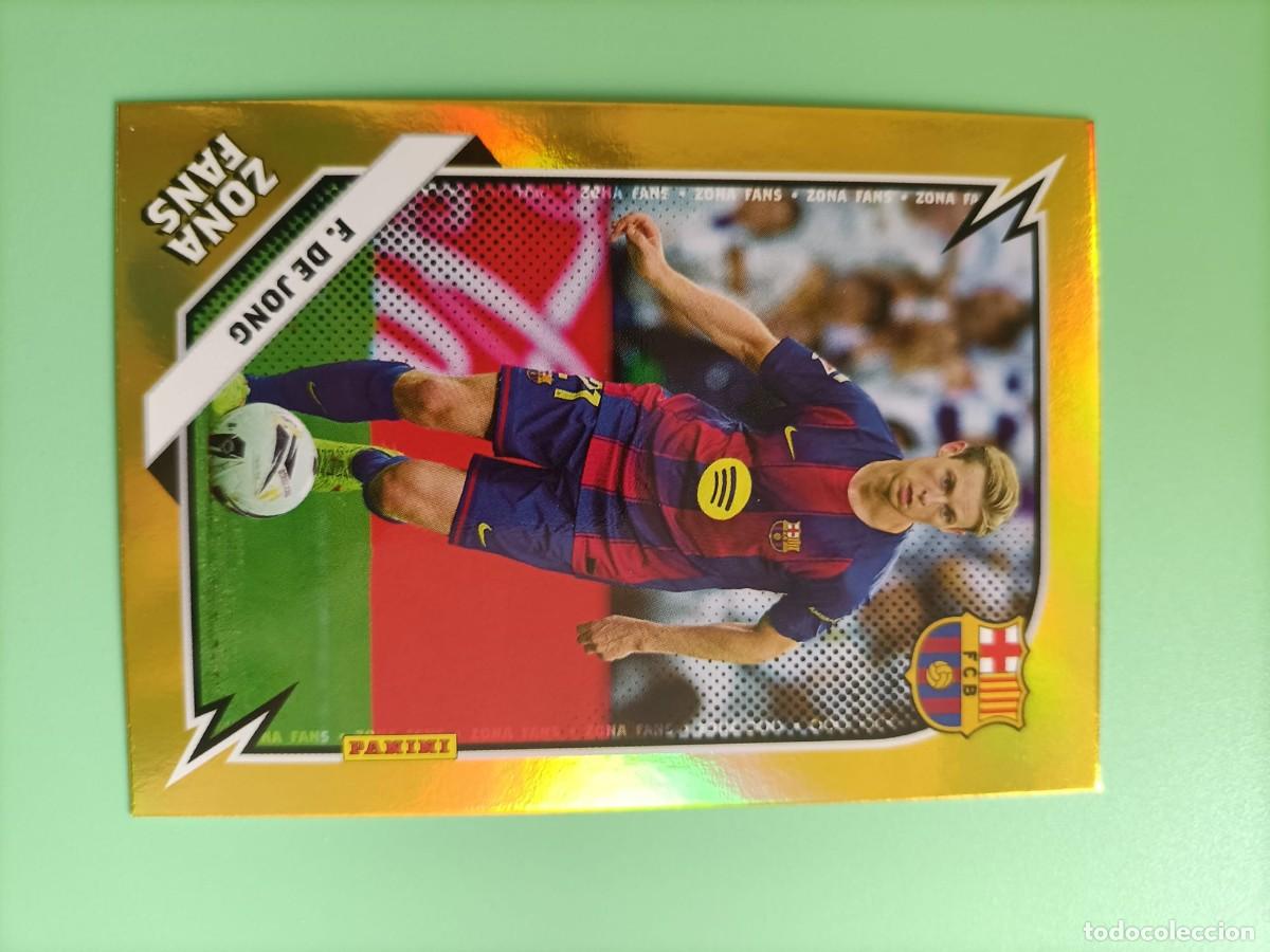 Cromos de F&uacute;tbol: CROMO PANINI CLUB BARCELONA FRANKIE DE JONG ZONA FANS INSERT KO37 25 26 2025 2026