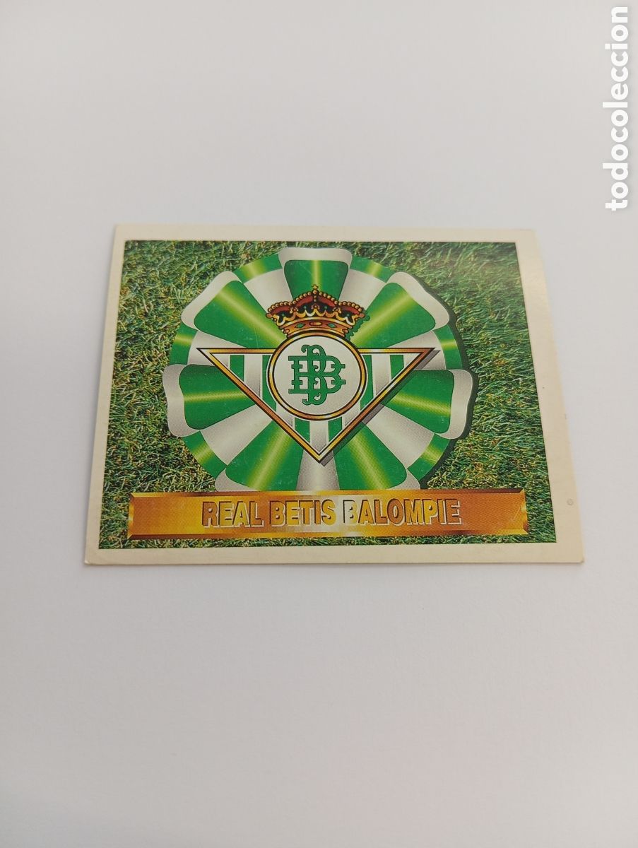 Cromos de F&uacute;tbol: ESCUDO Betis Liga Este 1994 1995 NUEVO SIN PEGAR PANINI 94 95