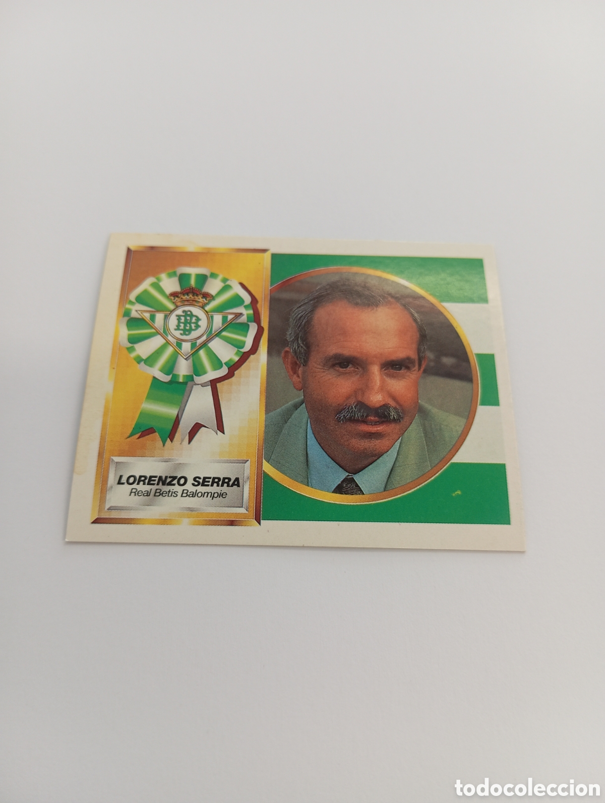 Cartes &agrave; collectionner de Football: ENTRENADOR LORENZO SERRA FERRER Betis Liga Este 1994 1995 NUEVO SIN PEGAR PANINI 94 95