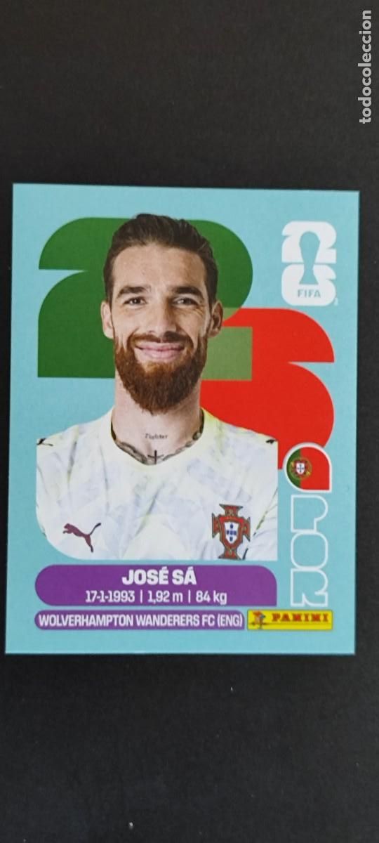 Cartes &agrave; collectionner de Football: FIFA WORLD CUP 2026 STICKER JOSE SA PORTUGAL # POR3 PANINI