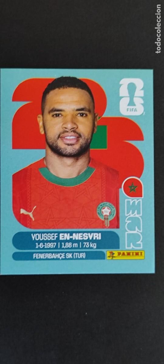 Cartes &agrave; collectionner de Football: FIFA WORLD CUP 2026 STICKER EN-NESYRI MARRUECOS # MAR16 PANINI