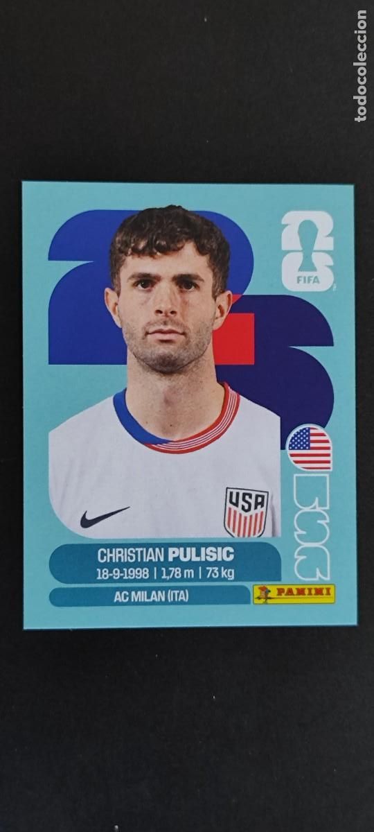 Cartes &agrave; collectionner de Football: FIFA WORLD CUP 2026 STICKER PULISIC USA # USA16 PANINI