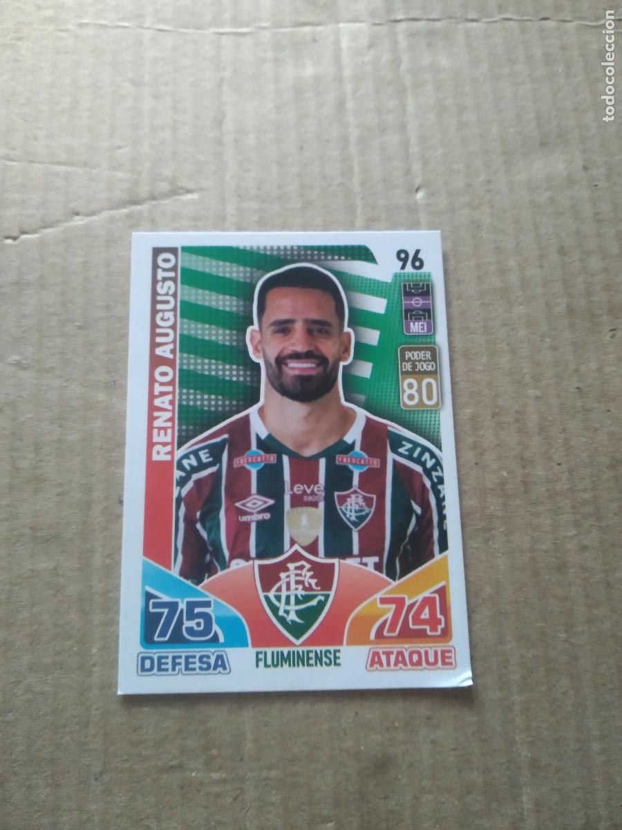 Cromos de F&uacute;tbol: 96 RENATO AUGUSTO FLUMINENSE CROMO TARJETA FUTBOL BRASILEIRAO CARD GAME LIGA BRASIL