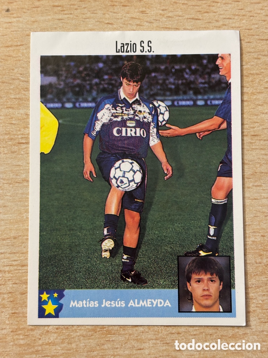 Cromos de F&uacute;tbol: # 156 Almeyda Argentina Lazio Italia Mejores Equipos de Europa 97-98 Panini
