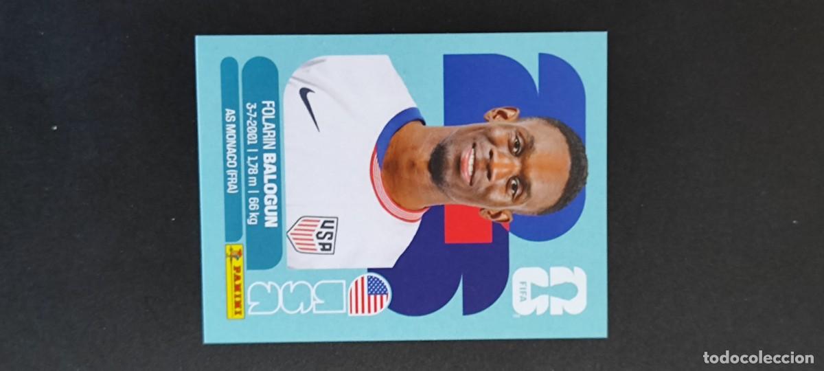 Cromos de F&uacute;tbol: FIFA WORLD CUP 2026 STICKER BALOGUN USA # USA20 PANINI