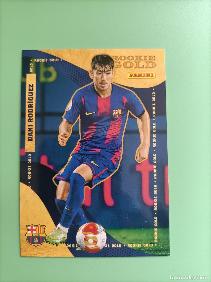 Cromos de F&uacute;tbol: CROMO PANINI CLUB BARCELONA DANI RODRIGUEZ #60 ROOKIE GOLD 25 26 2025 2026