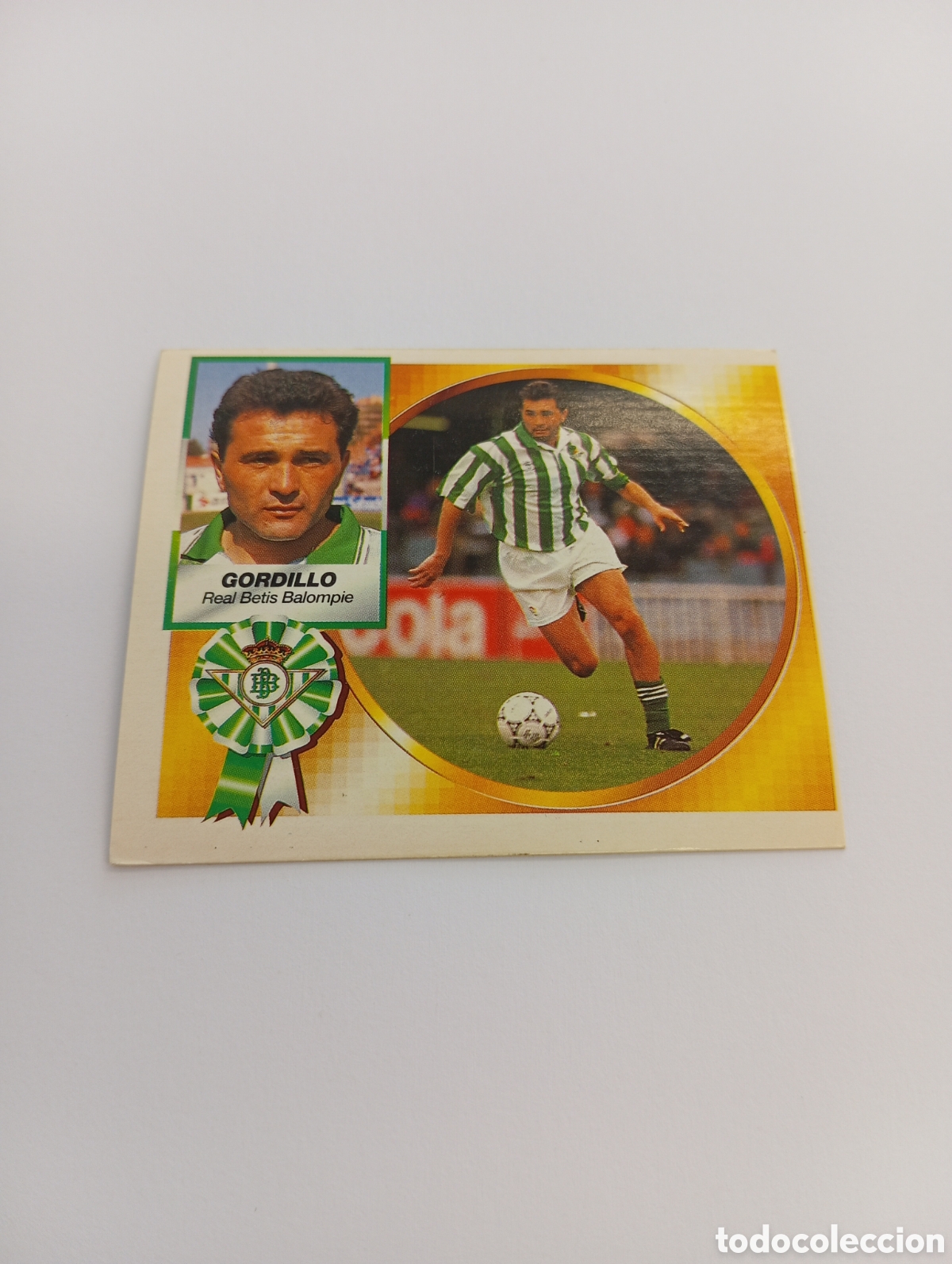 Cromos de F&uacute;tbol: GORDILLO Betis Liga Este 1994 1995 NUEVO SIN PEGAR PANINI 94 95
